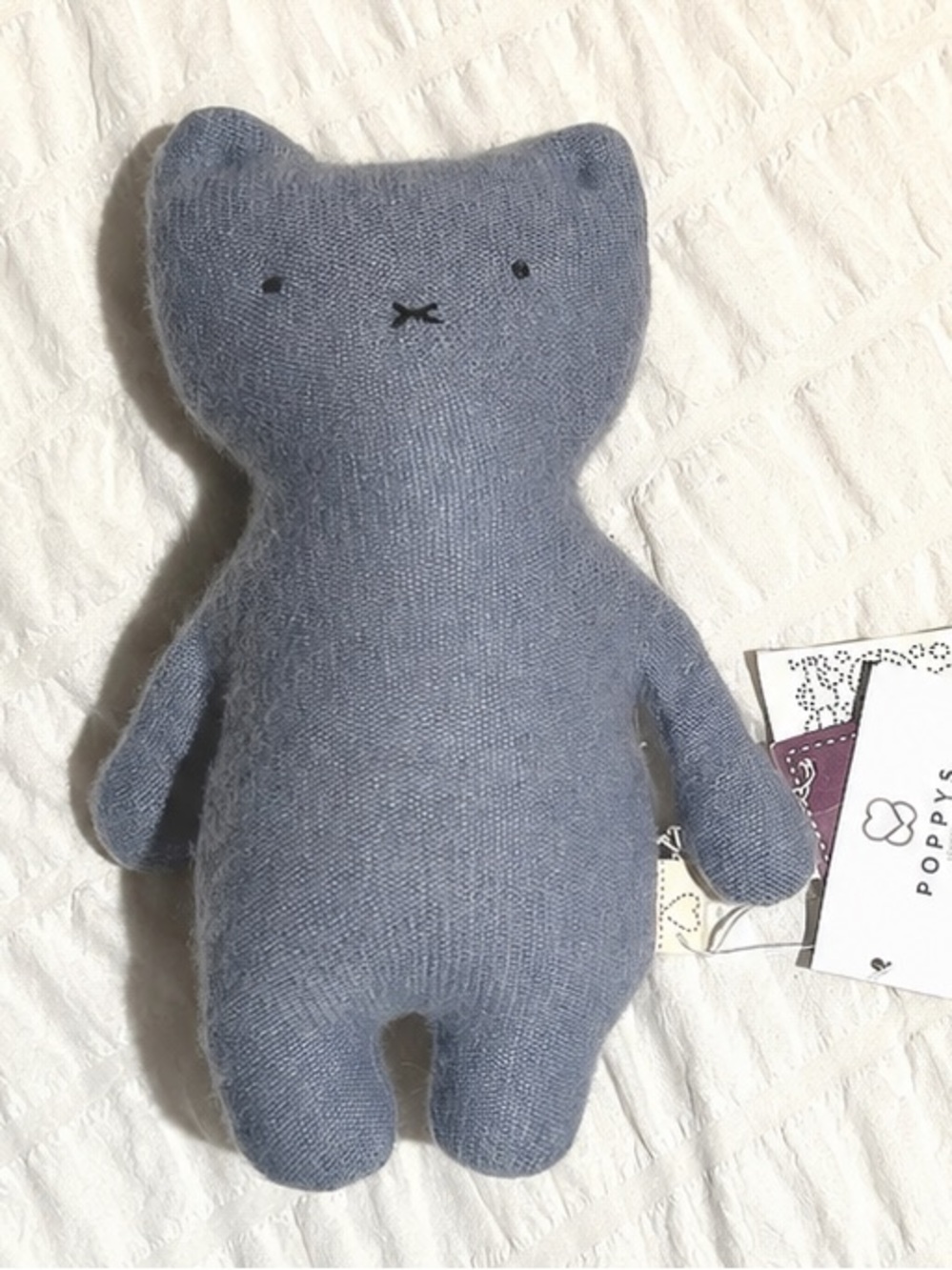 🇨🇦BUBYNOA Handmade Cashmere Cat Plush NWT Handmade in Canada
